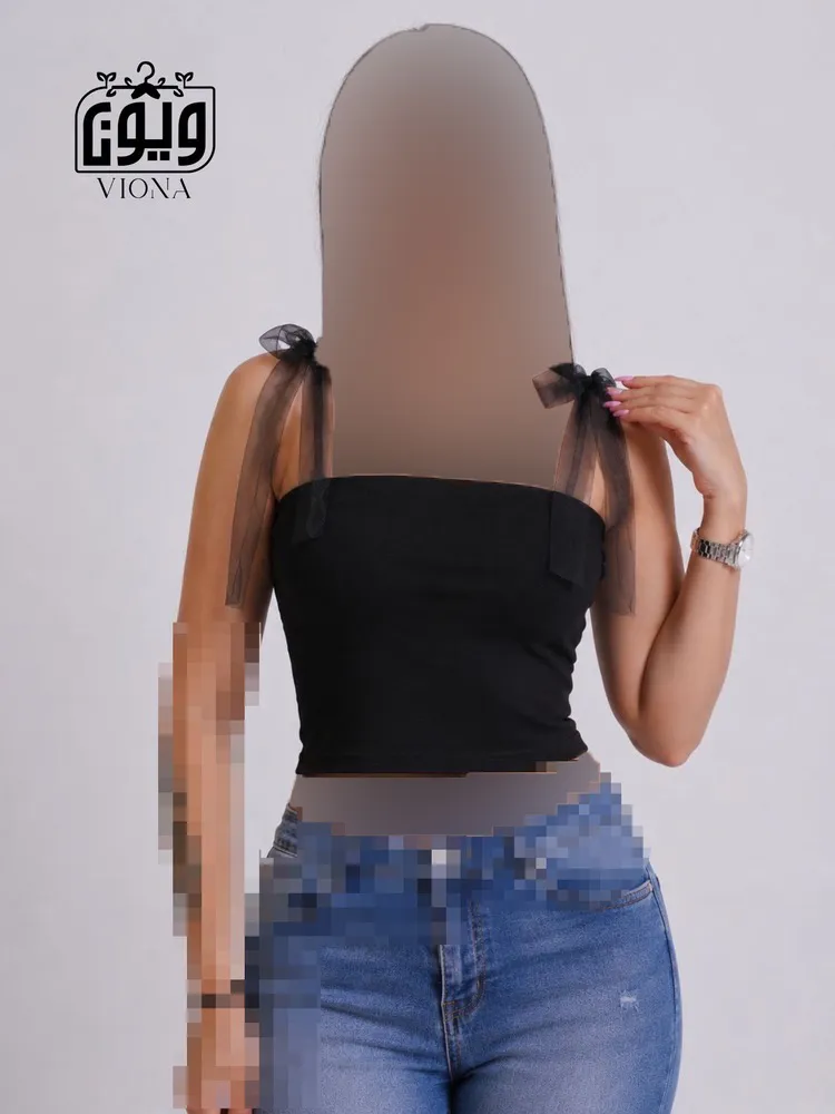تاپ بند حریری گره ای