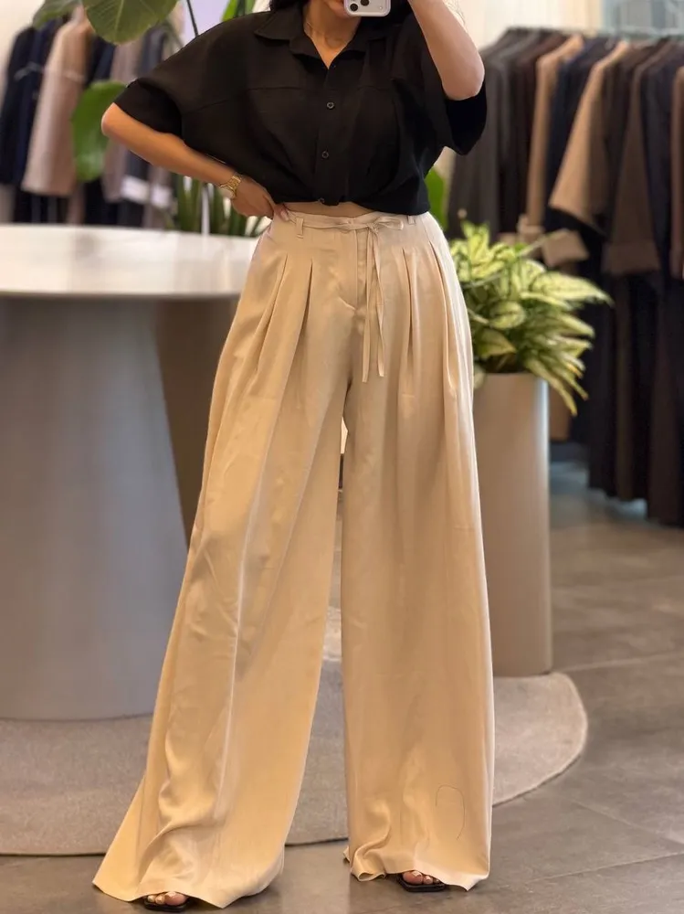 شلوار بگ  ساتن زارا 5