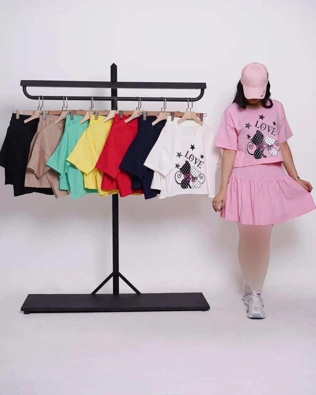 ست کراپ و دامن