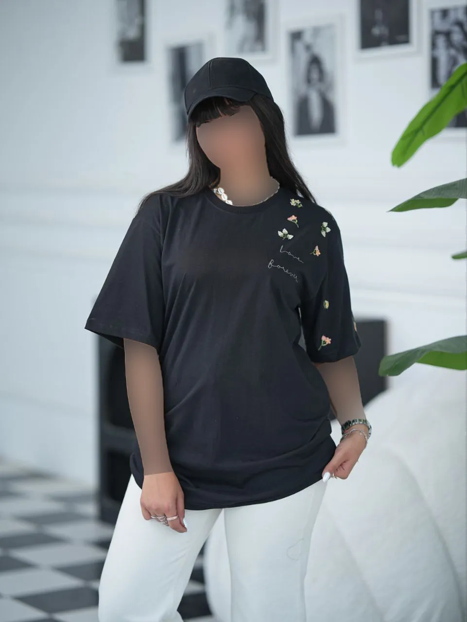 تیشرت پنبه لانگ گلدوزی :rose: 2