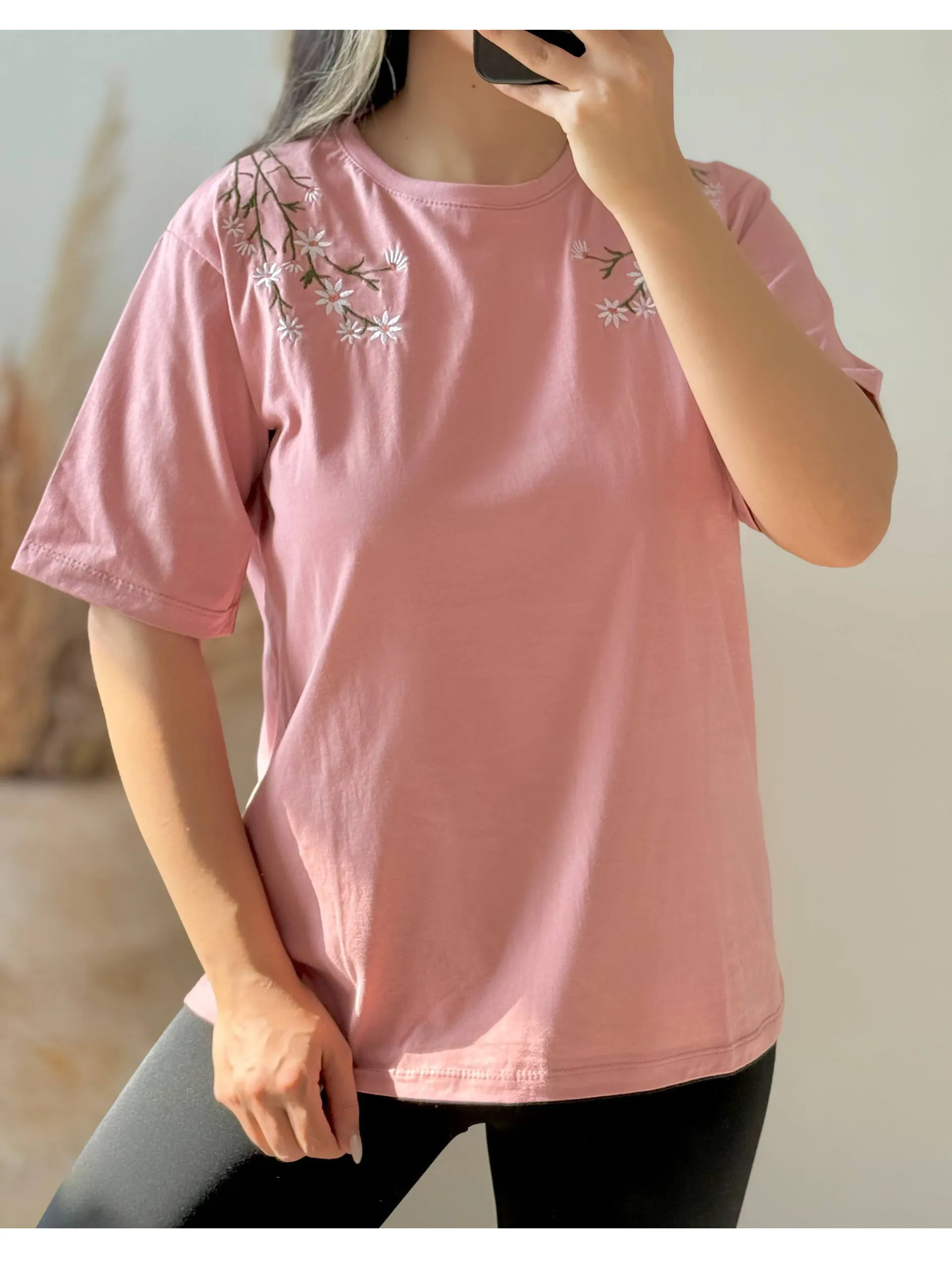 تیشرت قواره دار(گلدوزی) 4