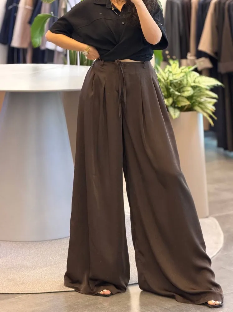 شلوار بگ  ساتن زارا 2