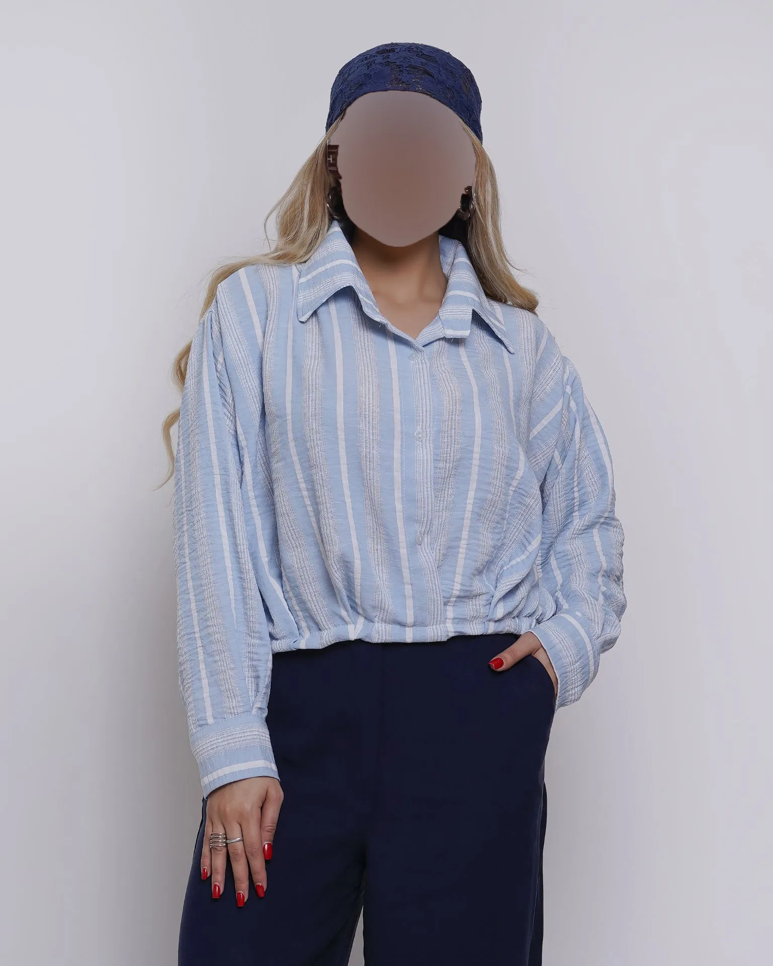 شومیز باکسی جلو پیچ