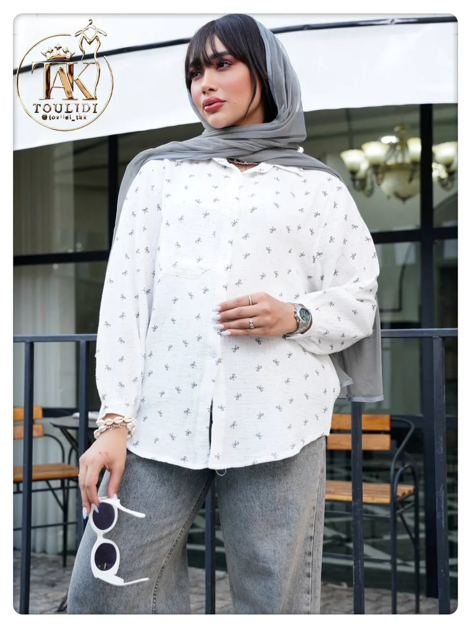 شومیز یقه دار