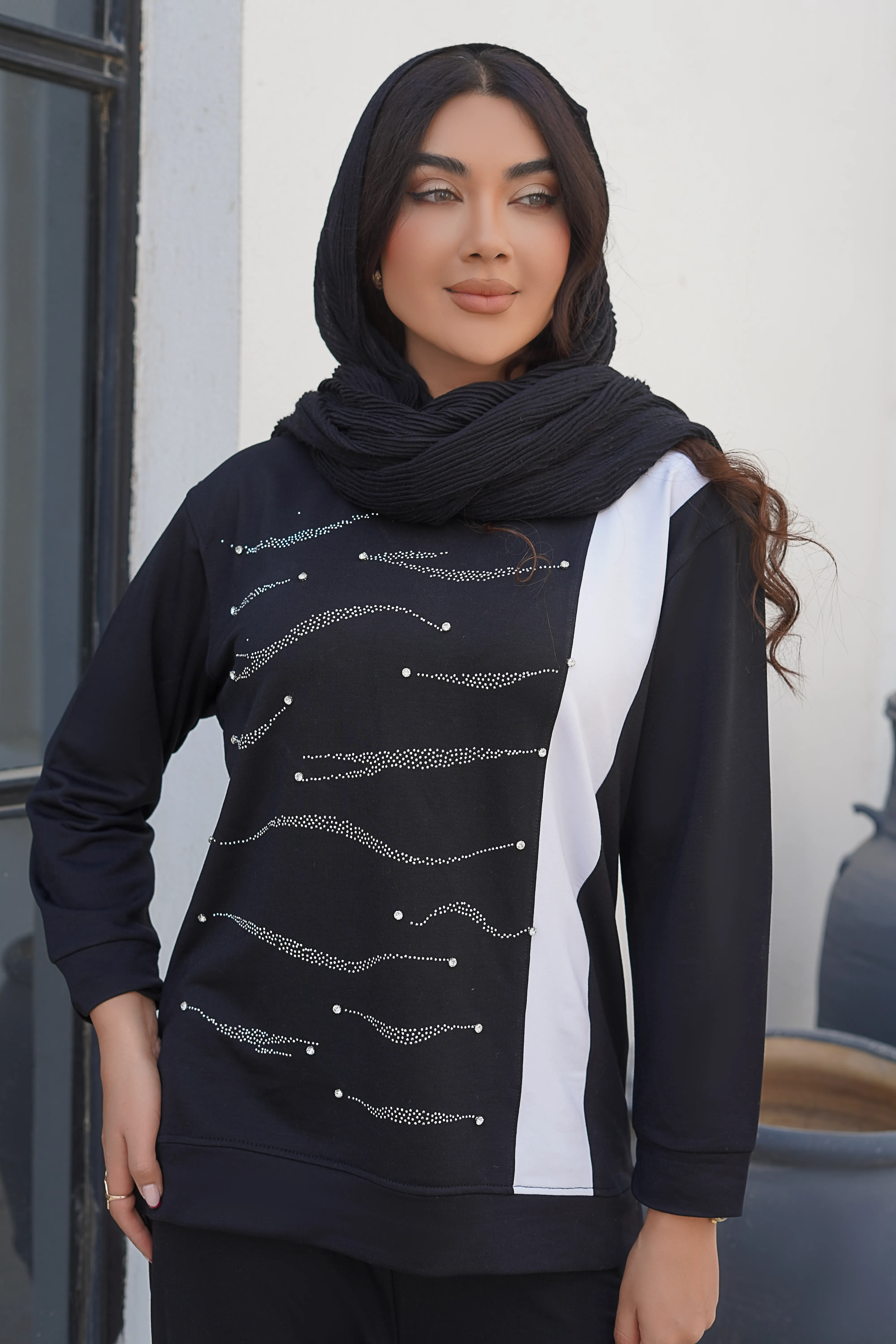 بلوز شلوار هلالی 2