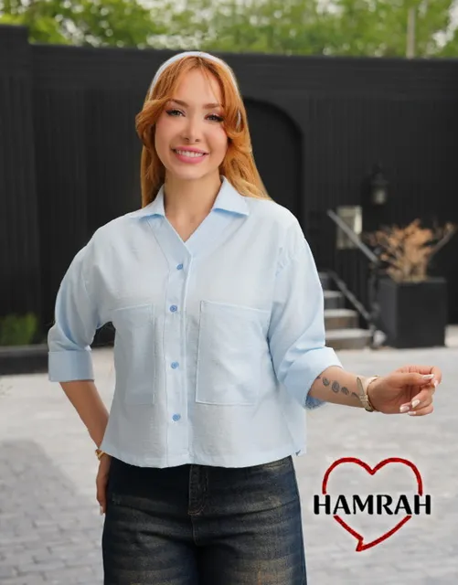 شومیز دوجیب شانتون