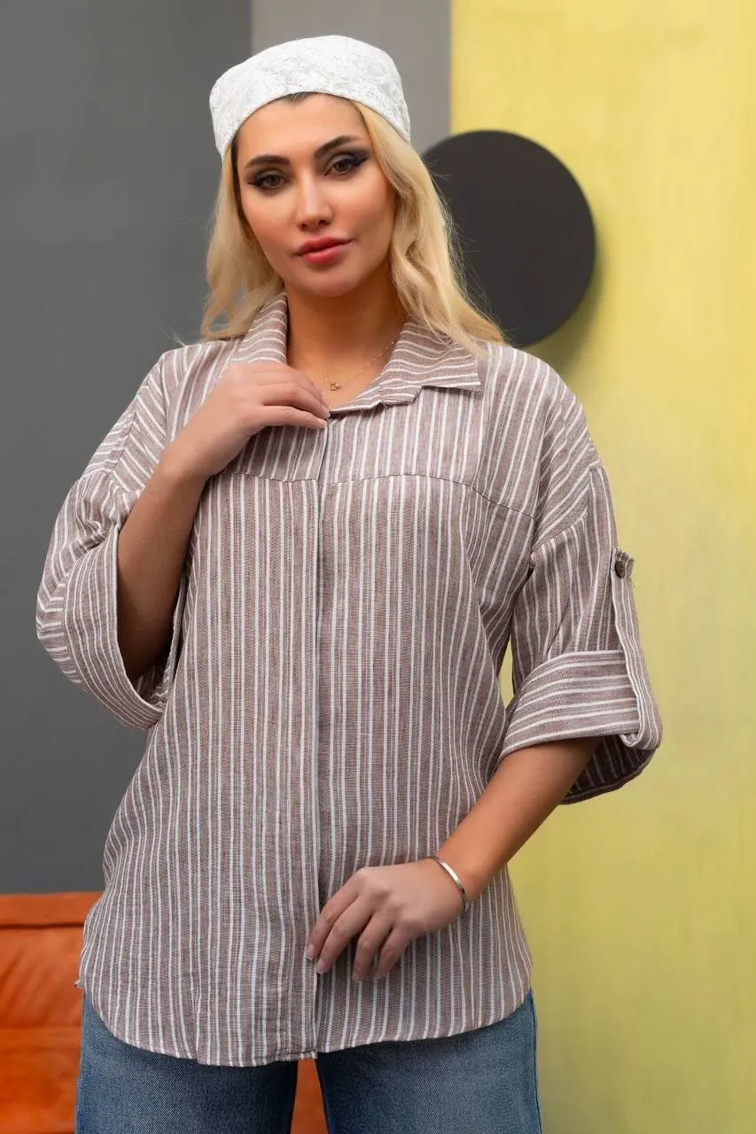 شومیز راه راه 3