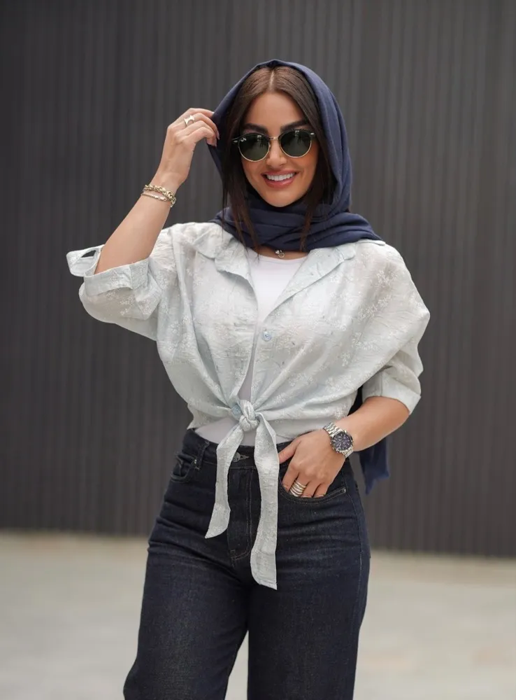 شومیز کراپ شیشه ای
