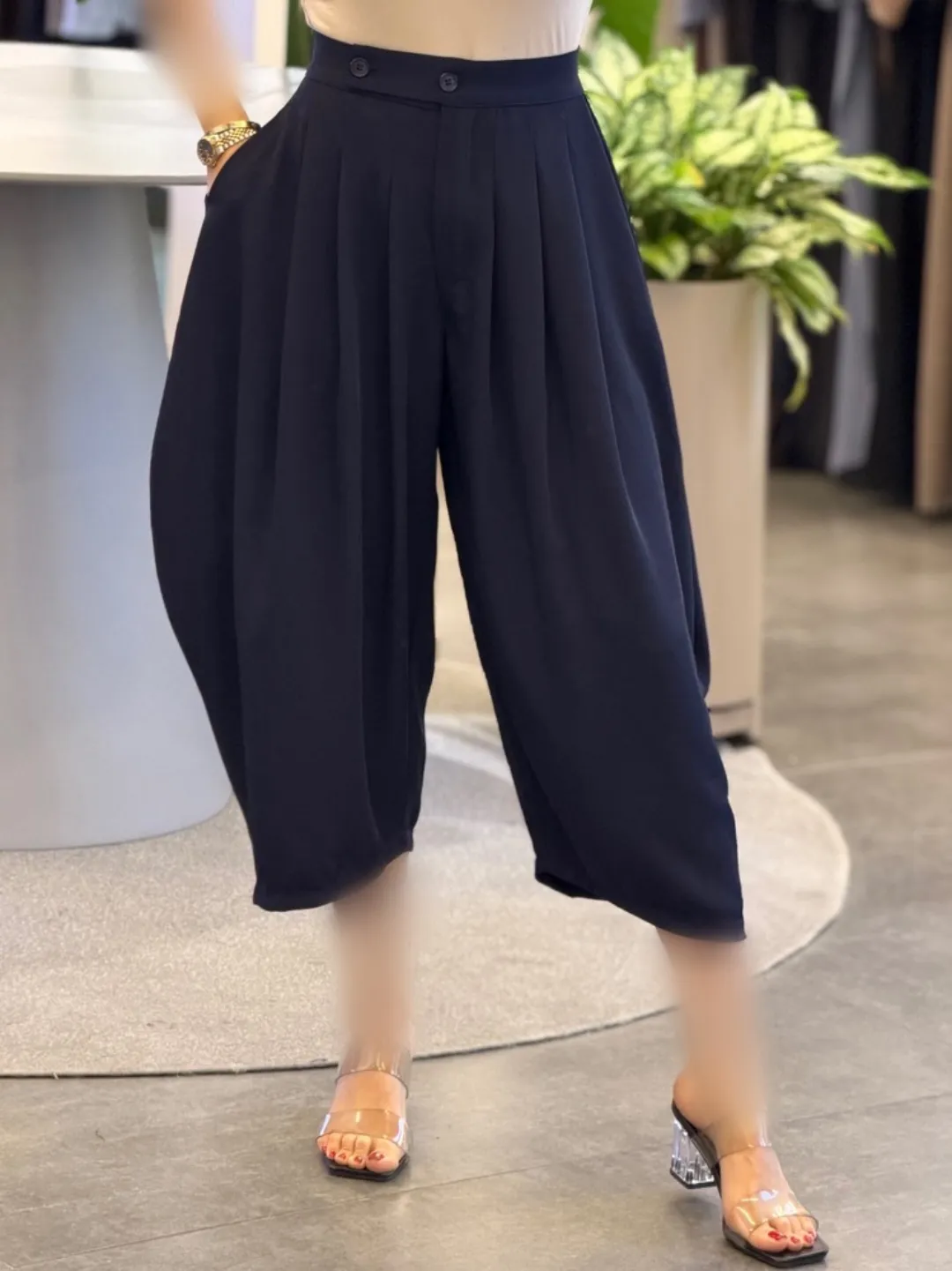 شلوار کرپ خمره ای 3