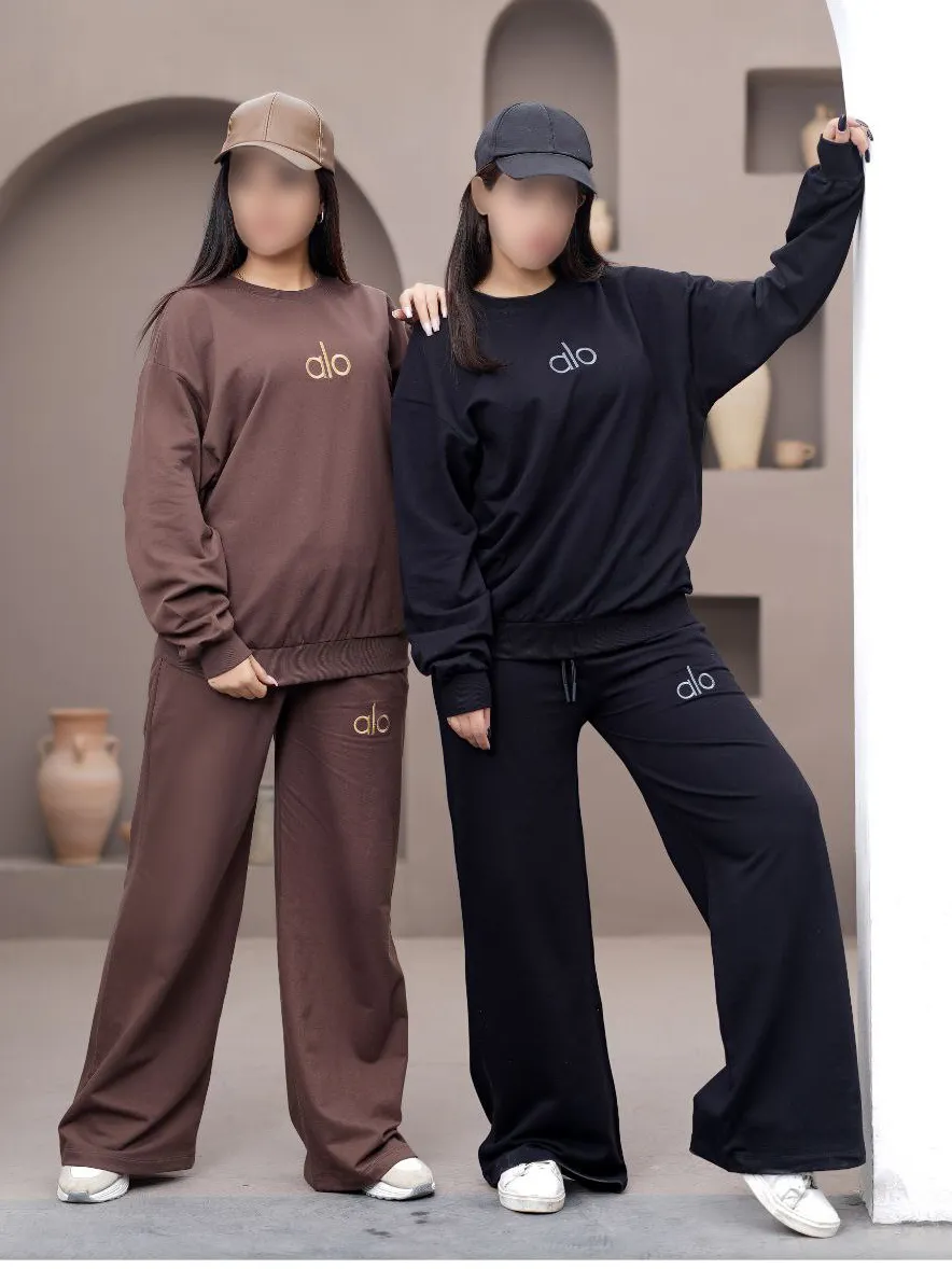 ست بلوز شلوار سوپر لش alo
