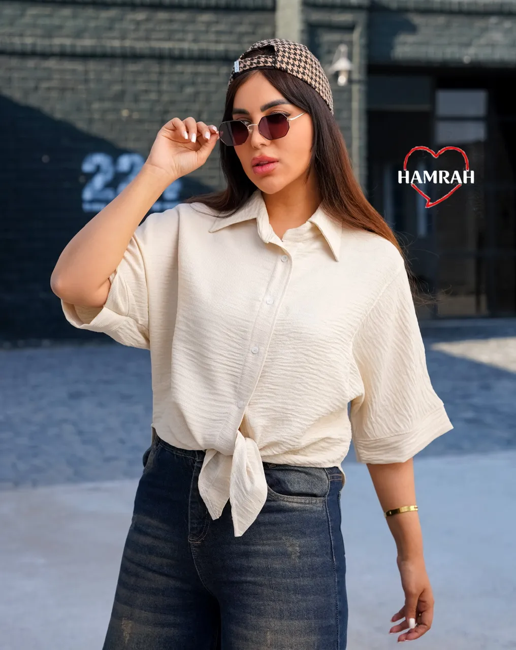 شومیز پایین گره