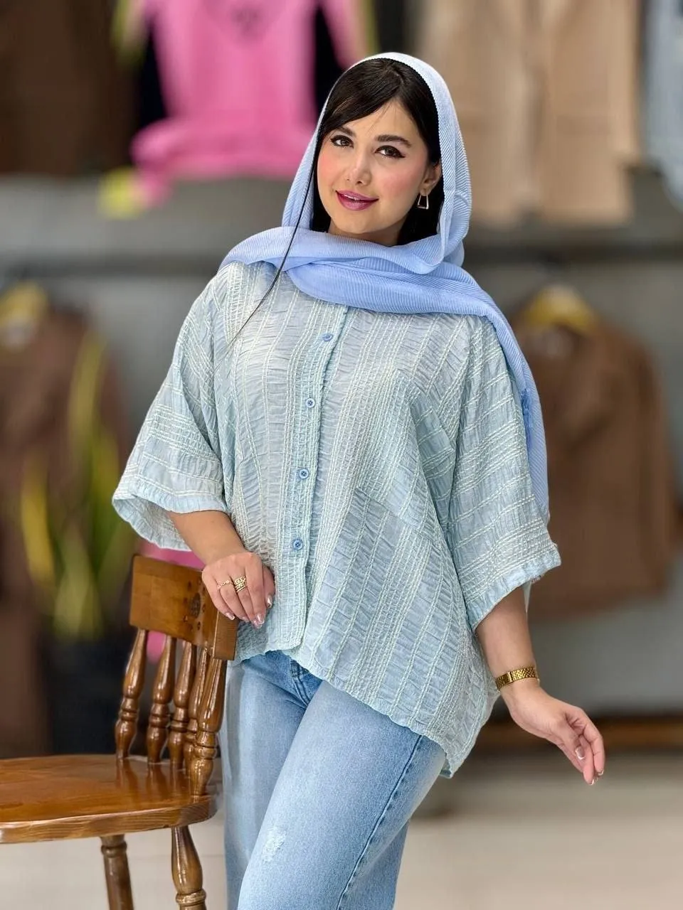 شومیز خفاشی کوک دوزی 2