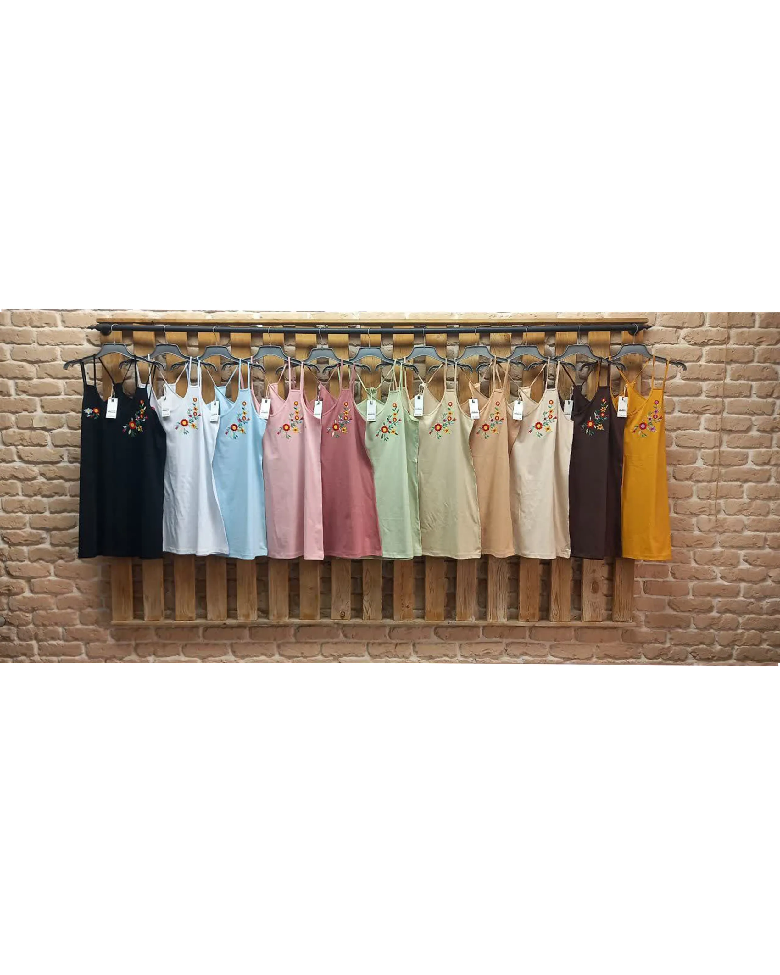 سارافون بلند پنبه (دوبند)گلدوزی 2