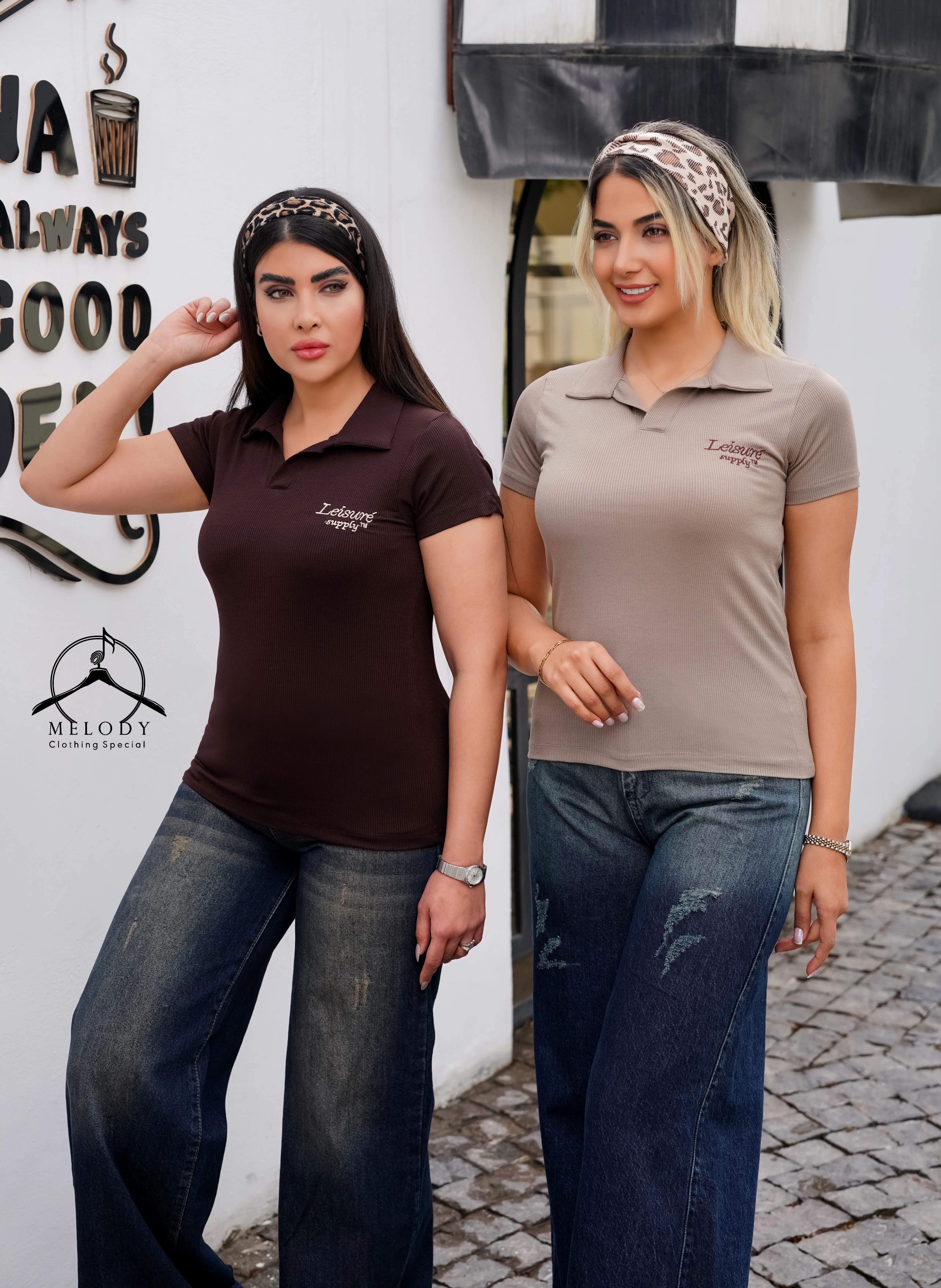 تیشرت یقه دار فانریپ گلدوزی 2