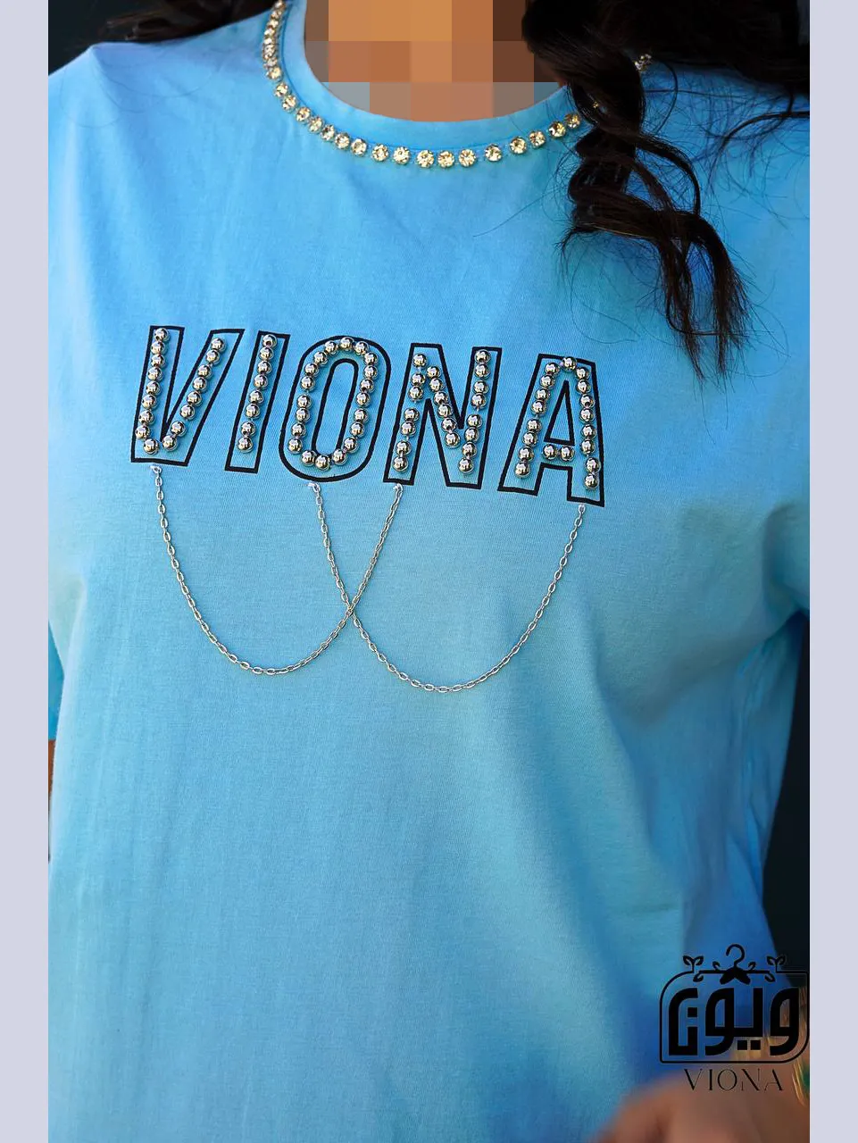 تیشرت باکسی مرواریدیviona 2