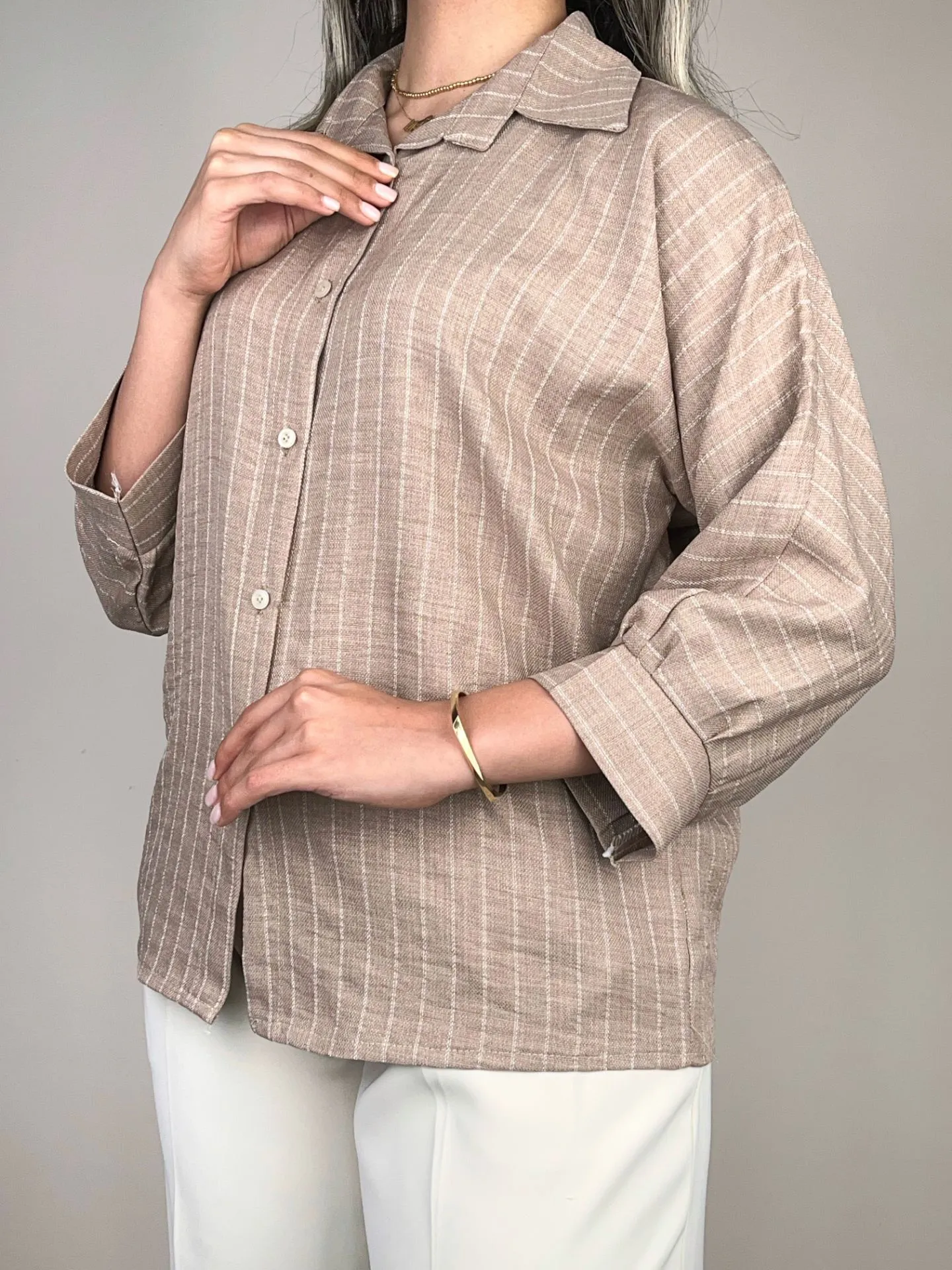 شومیز مچ چین دار 5